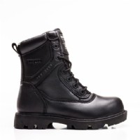 Boots Black 8in Metal Free