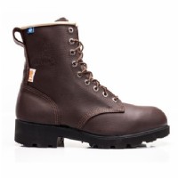 Boots, Lumberjack Brown VK 9in Leath. lin, Track Sole